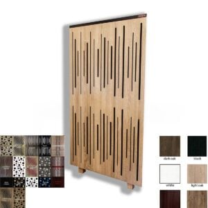 Bass trap med diffusor 108x64x23cm