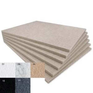 Bilnora Akustikpanel af ekstra tæt filt 100x50x2,5cm