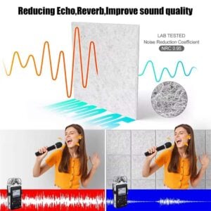 Ekstra tæt akustikpanel af Bilnora-filt med fremragende akustisk absorption