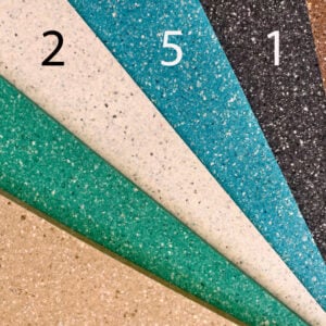 Ekstra tæt, farverig, selvklæbende Elitexa lydabsorberende svampeplade Farveskala (3)