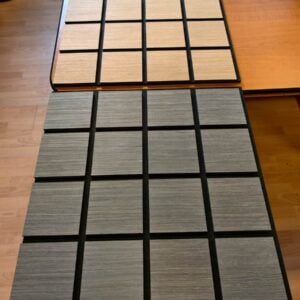 Freja Træ kvadreret akustisk vægpanel – 60x60cm – white oak (7) Freja Træ kvadreret akustisk vægpanel - 60x60cm - white oak (7)