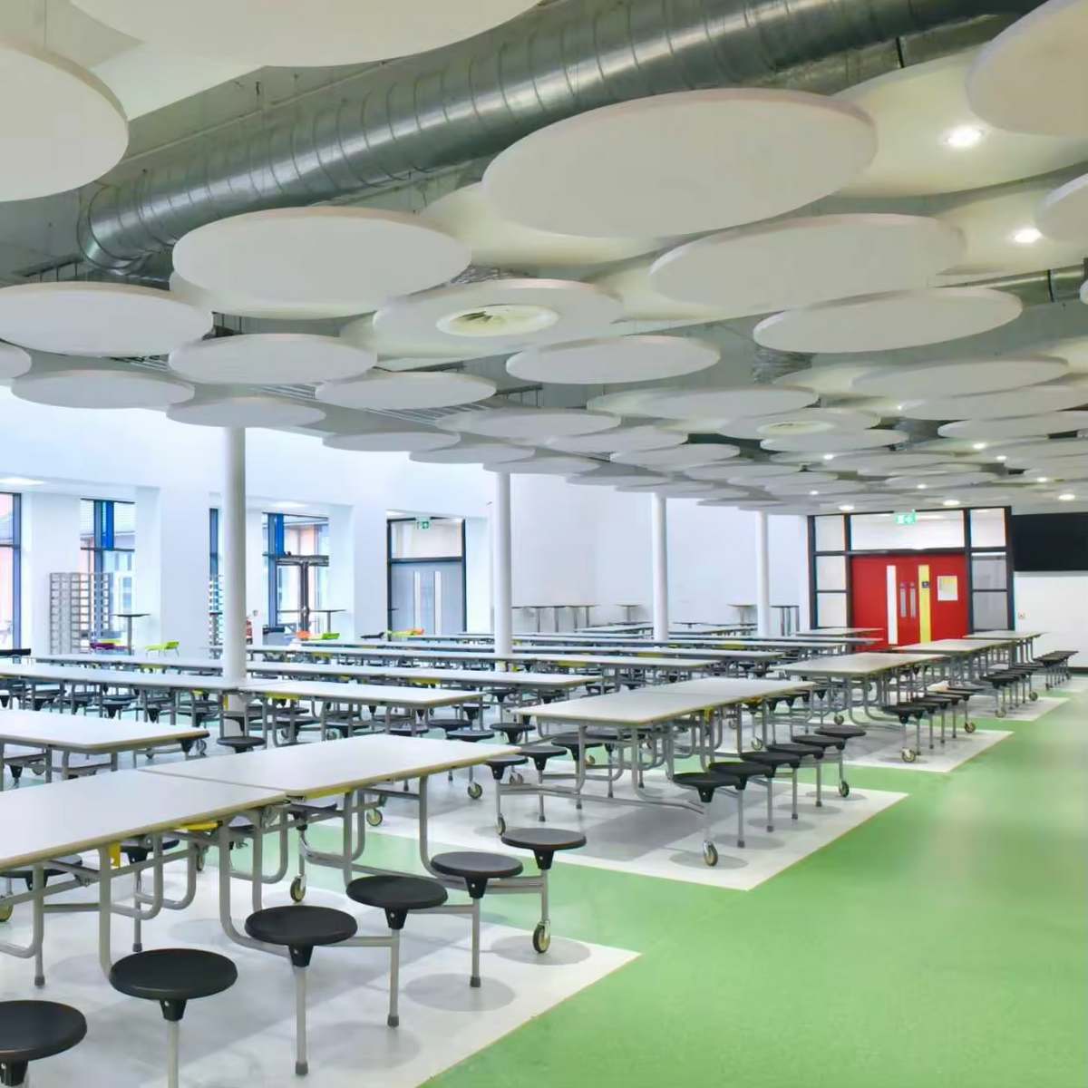 Bilnora ekstra tætte Rund akustiklofter Ø80×1,2cm - Billede 12