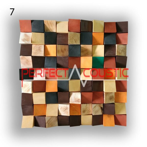 art acoustic diffuser 7 color samples, front. (3)