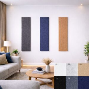 tætte lyddæmpende plader - 120x30x1,2cm Bilnora