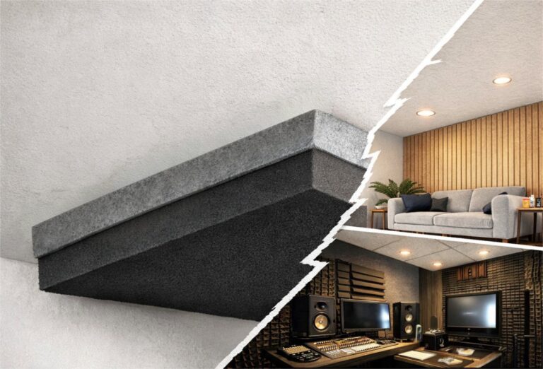 Tynd lydisolering til loft 9–20 mm flerlags system